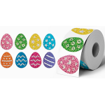 Easter Egg Foil Stickers 50's